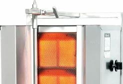 POTIS F GD3 Gyrosgrill Dönergrill Kebabgrill 40 kg, Motor unten,