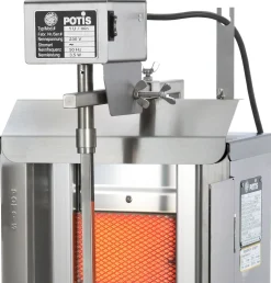 POTIS GD1 Gas Gyrosgrill Dönergrill Kebabgrill 7 kg,