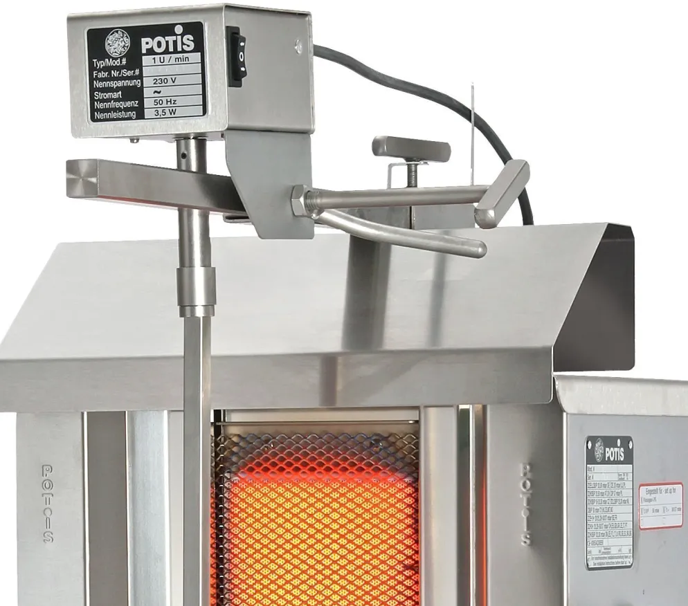 POTIS G2 Gyrosgrill Dönergrill Kebabgrill 30 kg, "ERDGAS"