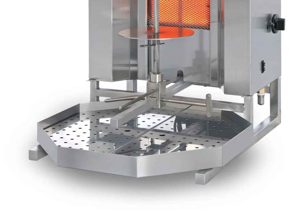 POTIS MUGD4 Gyrosgrill Dönergrill Kebabgrill 70 kg, "PROPANGAS"