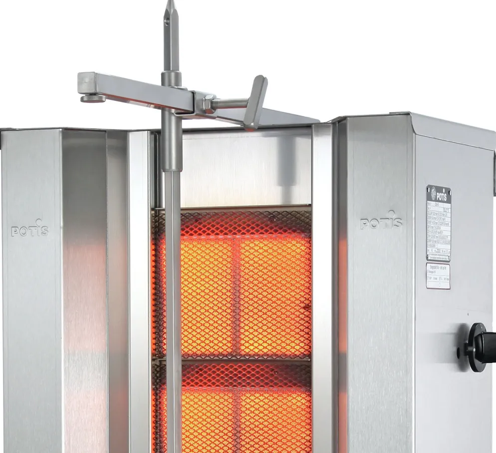 POTIS MUGD4 Gyrosgrill Dönergrill Kebabgrill 70 kg, "PROPANGAS"
