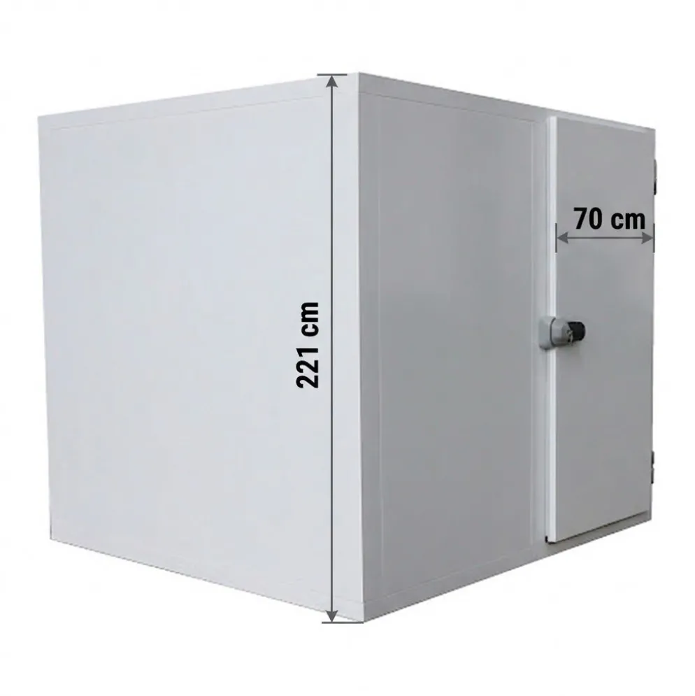 Premium Kühlzelle 1500x1800x2210mm mit Aggregat, Wandstärke 80mm