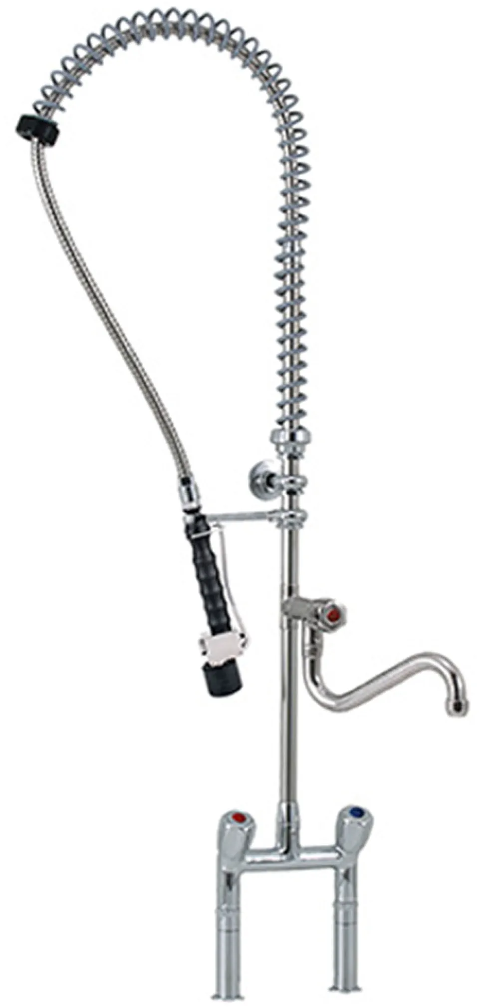PREMIUM Knebel-Geschirrwaschbrause mit Schwenkhahn und LOW-Flow Brause