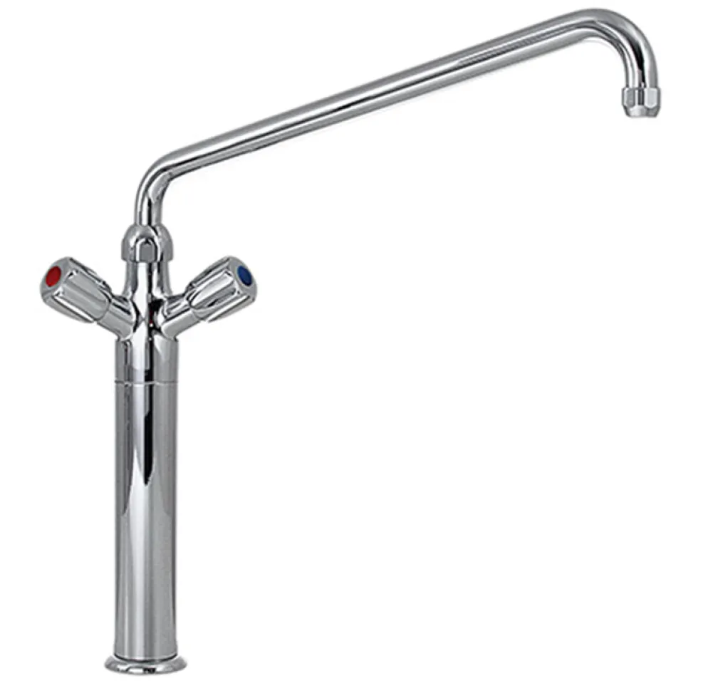 PREMIUM Knebel-Mischbatterie mit Schwenkhahn 1/2 Zoll Wasseranschluß
