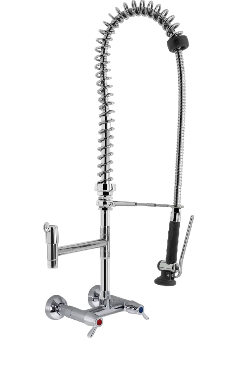 PREMIUM SHRINK Geschirrwaschbrause Schwenkhahn und BEST-Semi LOW-FLOW Brausekopf