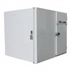 Premium Tiefkühlzelle 2.400x1.800x2.250mm mit Aggregat, Wandstärke 100mm