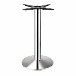 PRIMERO runder Tischfuß, Chrom 72cm hoch