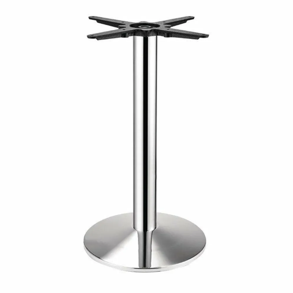 PRIMERO runder Tischfuß, Chrom 72cm hoch