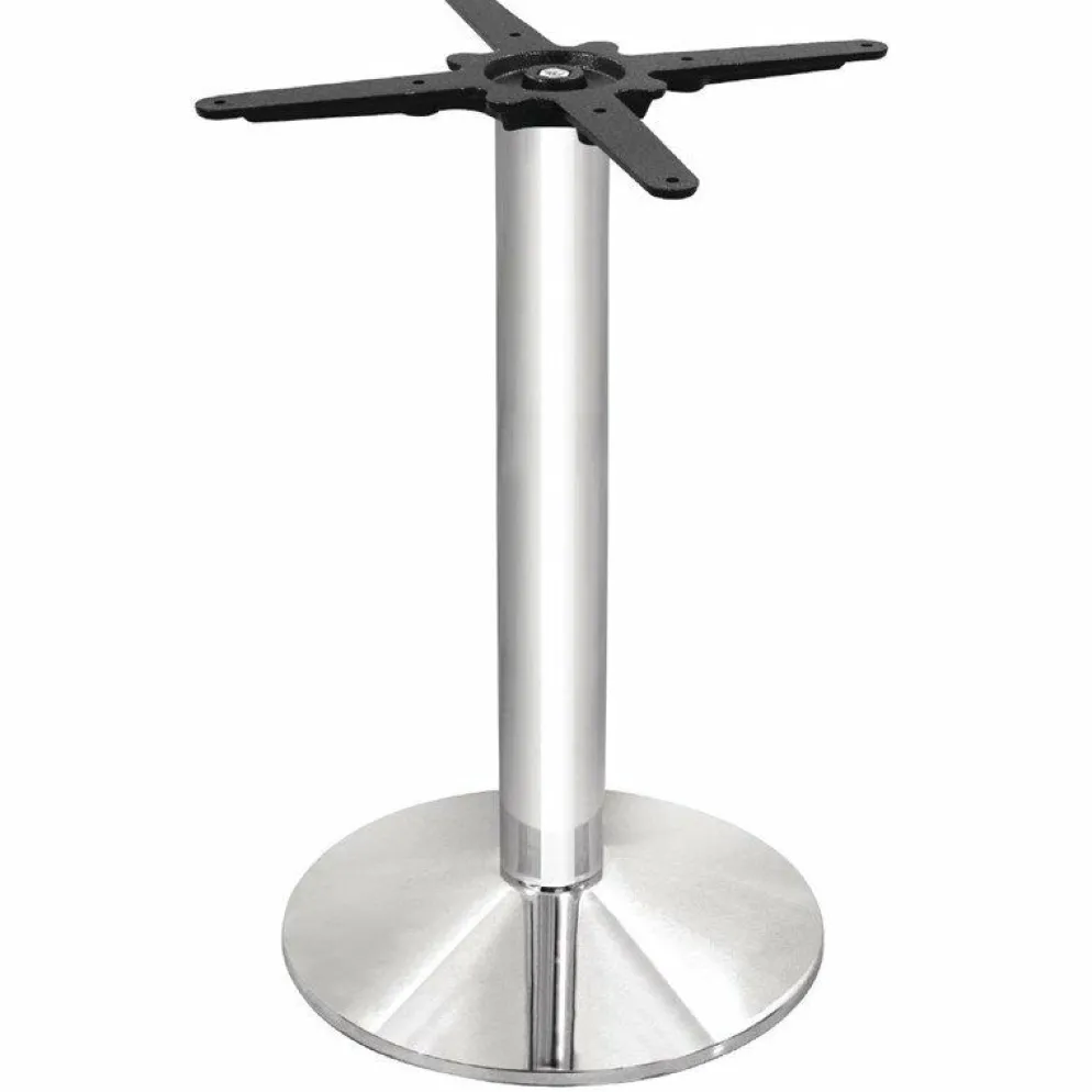 PRIMERO runder Tischfuß, Chrom 72cm hoch
