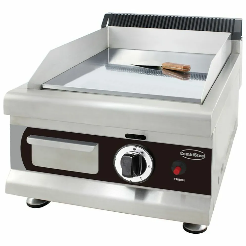 Profi Gas-Grillplatte Chrom 400 glatt - Propan 3kW