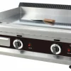 Profi Gas-Grillplatte Chrom 650 glatt - Erdgas 2x 3kW