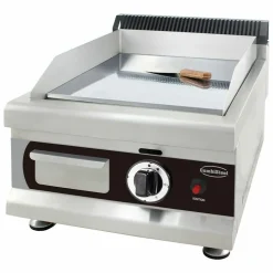 Profi Gas-Grillplatte Chrom 400 glatt - Erdgas 3kW