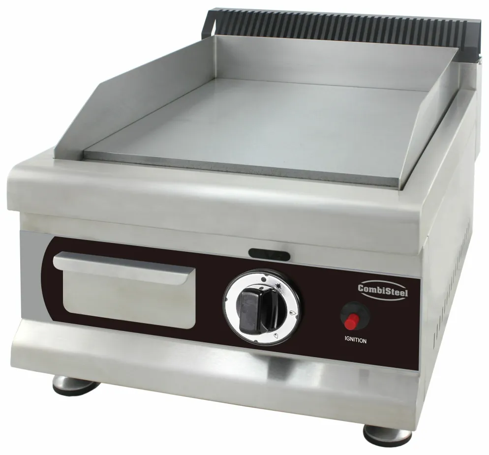 Profi Gas-Grillplatte 400 glatt - Propan 3kW