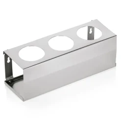 Quetschflaschenhalter für 3 Flaschen, 32,5 x 11 x 12 cm, Chromnickelstahl