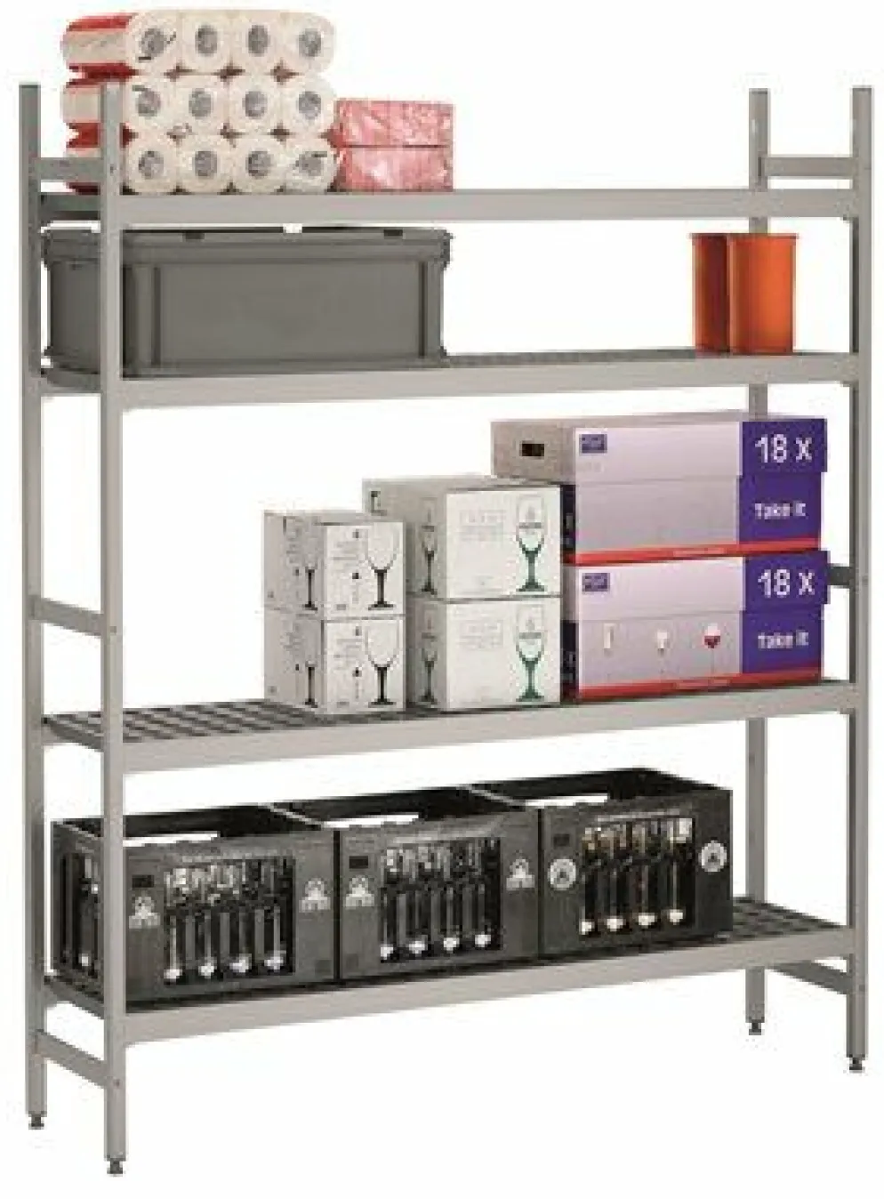 Regalsystem Kit 3, B1500,1500x360x1800 mm
