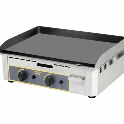 ROLLER GRILL Gas-Griddleplatte, Grillfläche glatt mit 2 Heizzonen