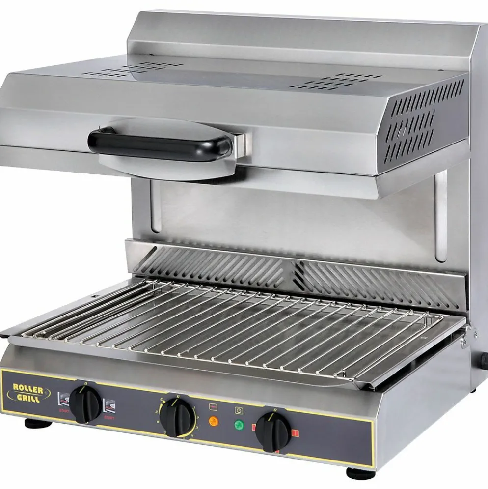 ROLLER GRILL Glaskeramik-Salamander, 2 Heizzonen