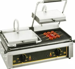 ROLLER GRILL Kontaktgrill doppelt, 4 kW, Abmessung 600x385x220mm