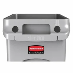 Rubbermaid Slim Jim Abfalleimer 87L in grau