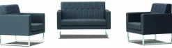 SAFRAN Sofa 2 Sitzer Grau