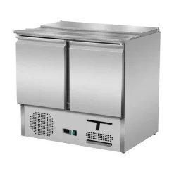 Saladette 2 Türen, Breite 900x700 mm, mit Schiebedeckel