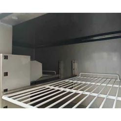 Saladette 3 Türen, Breite 1370x700 mm, mit Schiebedeckel für 4x GN1/1