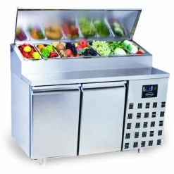 Saladette 2 Türen, 7x 1/3GN, 1400x700x1090mm