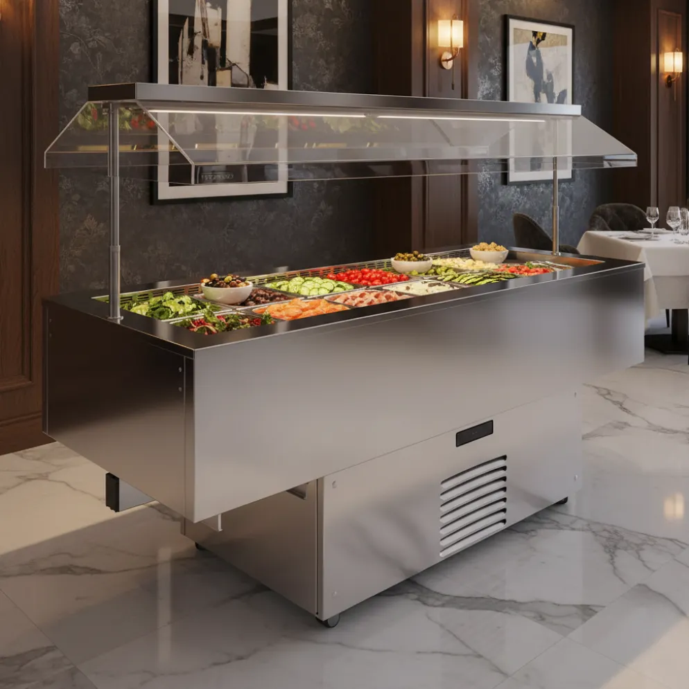 Salatbar Isola 4M VT Inox für 4 GN 1/1