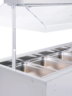 Salatbar Isola 6M VT Inox für 6 GN 1/1