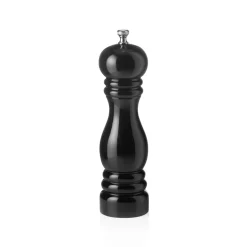 Salzmühle mit Keramikmahlwerk CLASSIC MILL, Höhe 20 cm, schwarz glänzend, Holz