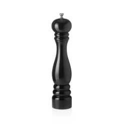 Salzmühle mit Keramikmahlwerk CLASSIC MILL, Höhe 30 cm, schwarz glänzend, Holz