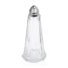 Salz-/Pfefferstreuer Set, Ø 4,5 cm, Höhe 11 cm, Set á 12 Stück, Edelstahl, Glas