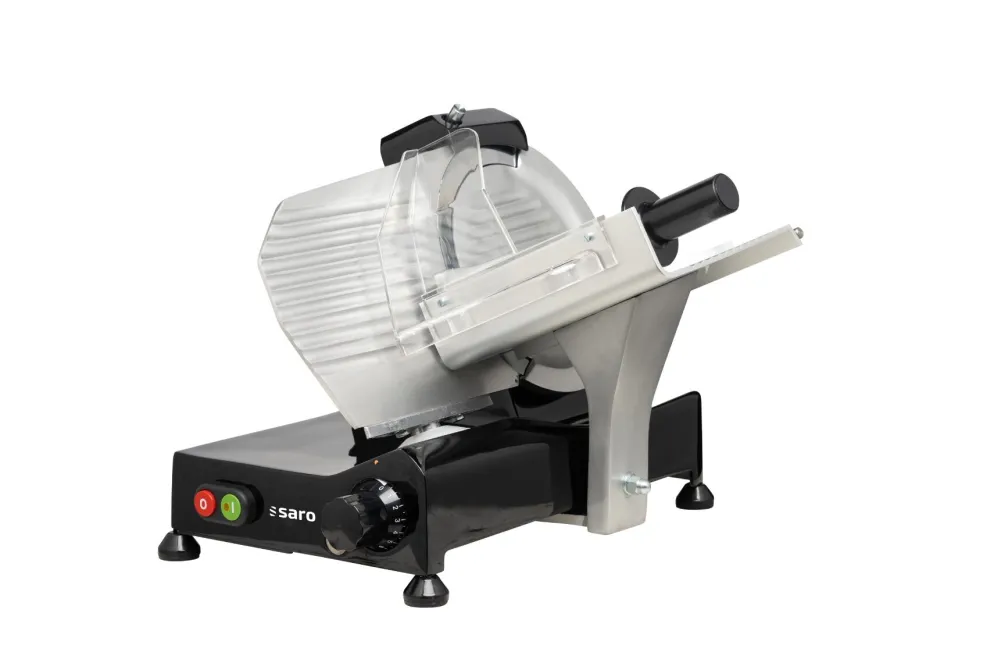SARO Aufschnittmaschine schwarz, F195, schwarz