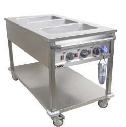 SARO Bain Marie Trolley, BT-3, 3 x 1/1 GN