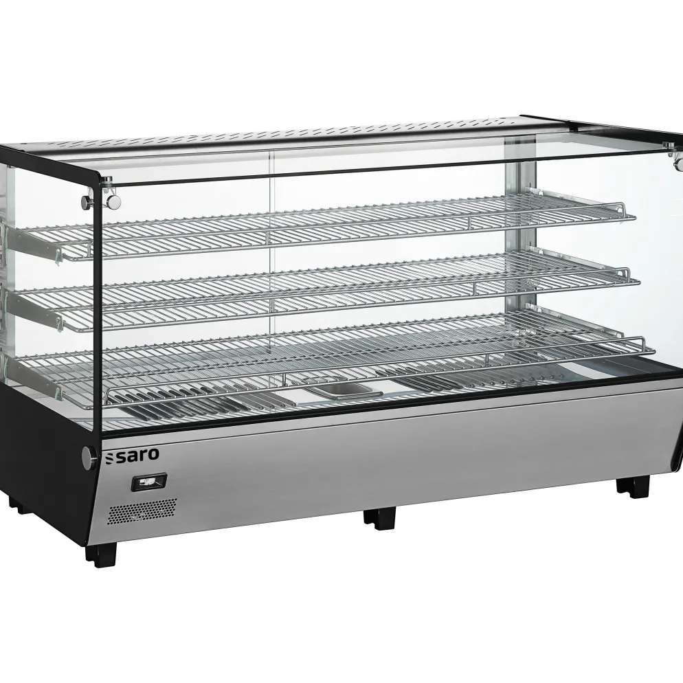 SARO Countertop Warmhaltevitrine SOFIA 202L, Breite 1219mm