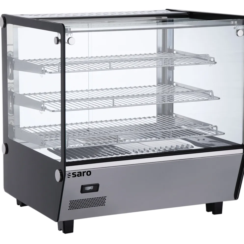 SARO Countertop Warmhaltevitrine SOFIA 120L, Breie 678mm
