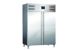 SARO Edelstahl Gewerbekühlschrank, 2-türig, 2/1 GN 1410 TN PRO