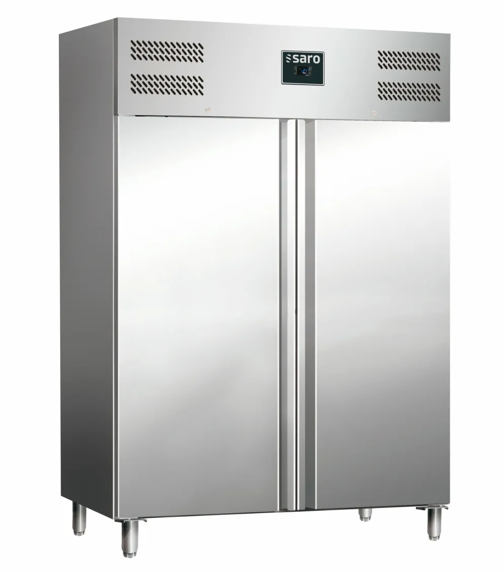SARO Edelstahl Gewerbetiefkühlschrank für 2/1 GN 1410 BT PRO
