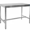 SARO Edelstahltisch B 600 x T 600 mm ohne Unterblatt