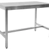 SARO Edelstahltisch ohne Unterblatt - B 1600 x T 700 mm