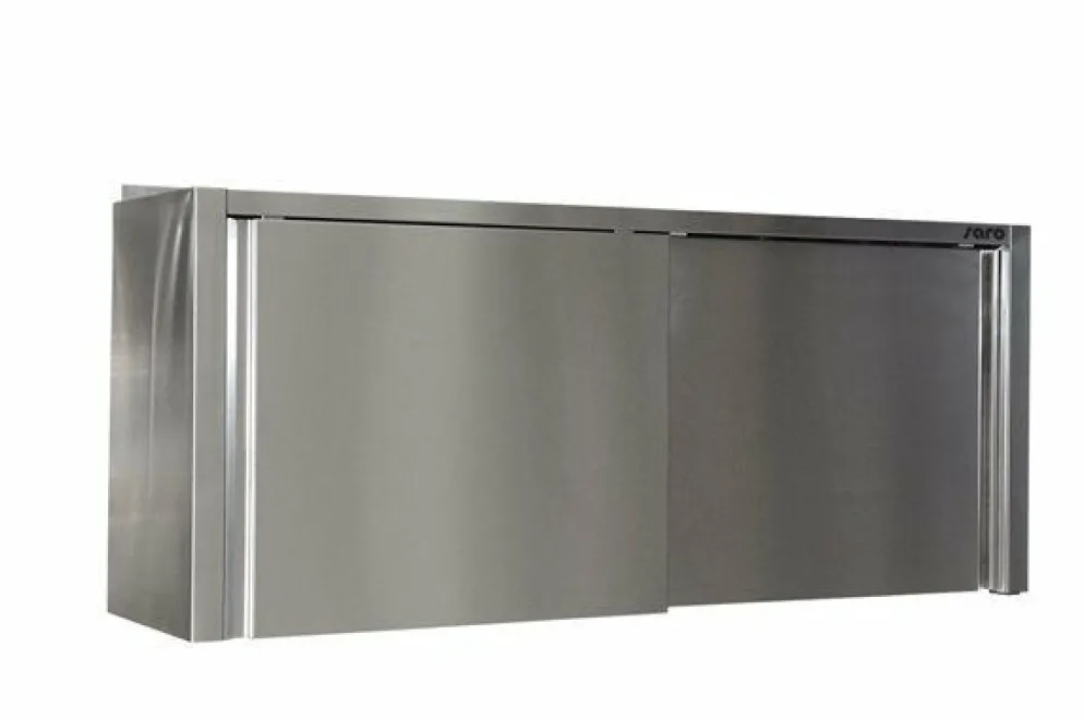 SARO Edelstahl Wandhängeschrank, B 1600mm x T 400mm