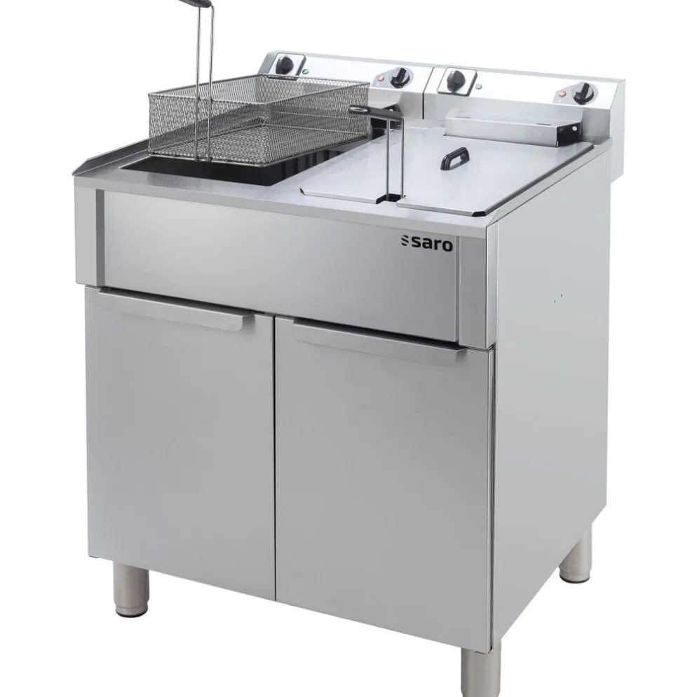 SARO Elektrofritteuse BRAGA 20+20 L, 2x 400V, 2x 18 kW