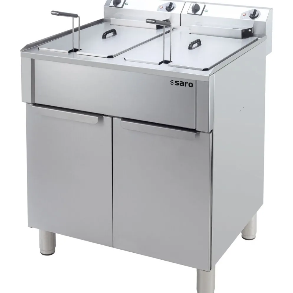 SARO Elektrofritteuse BRAGA 20+20 L, 2x 400V, 2x 18 kW