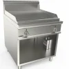 SARO Elektro Griddleplatte 800mm breit, gerillt 12kW, LQ / FTG4BAR
