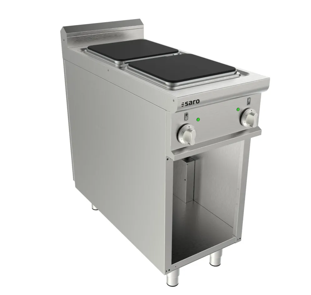 SARO Elektroherd offener Unrterbau 2 Platten LQ / CQE2BA
