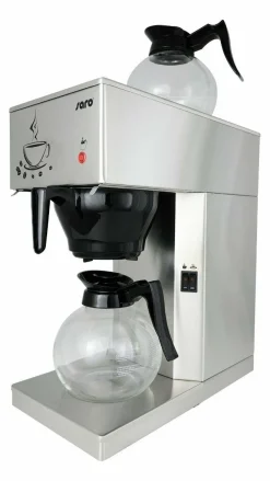 SARO Filter Kaffeemaschine ECO mit 2 Glaskannen