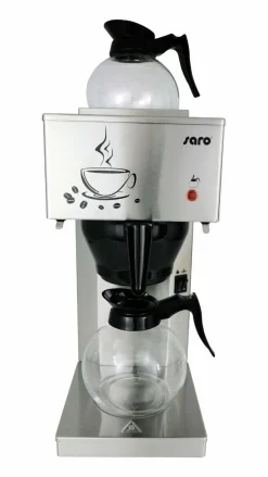SARO Filter Kaffeemaschine ECO mit 2 Glaskannen