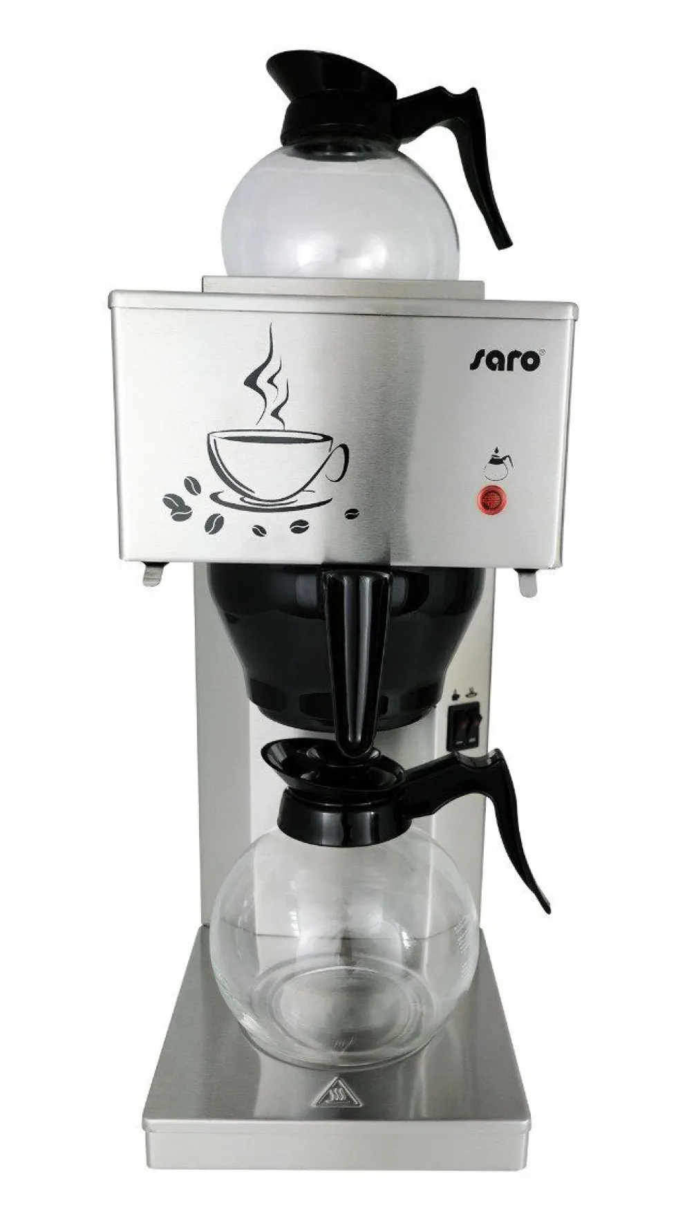 SARO Filter Kaffeemaschine ECO mit 2 Glaskannen