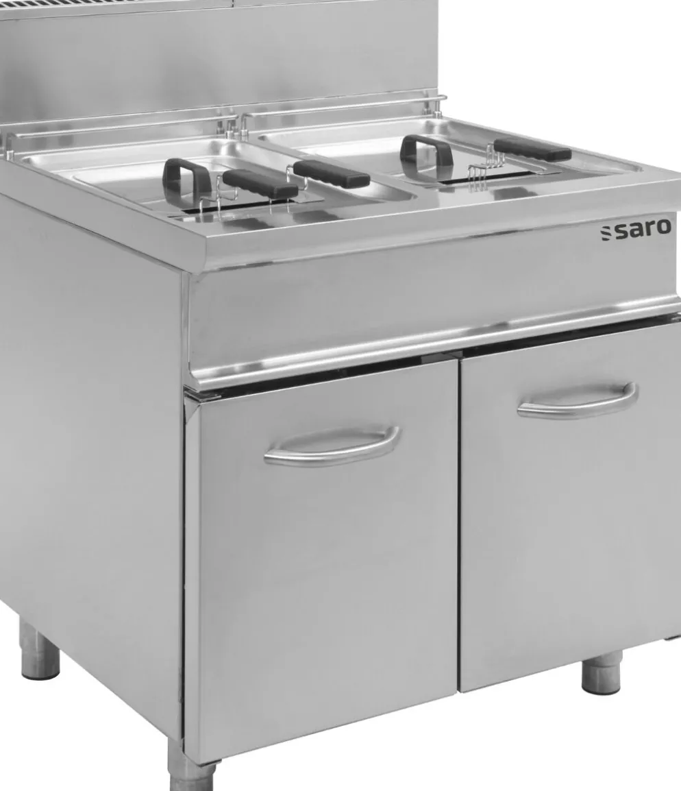 SARO Gasfritteuse E7/FLG2V17, 2x 17 Liter