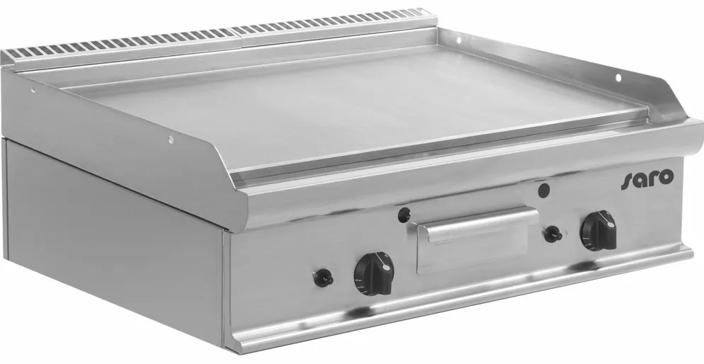 SARO Gas-Griddleplatte, glatt, E7/KTG2BBL